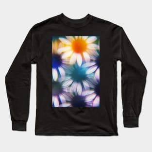 Echinacea photographed through prism filter Long Sleeve T-Shirt